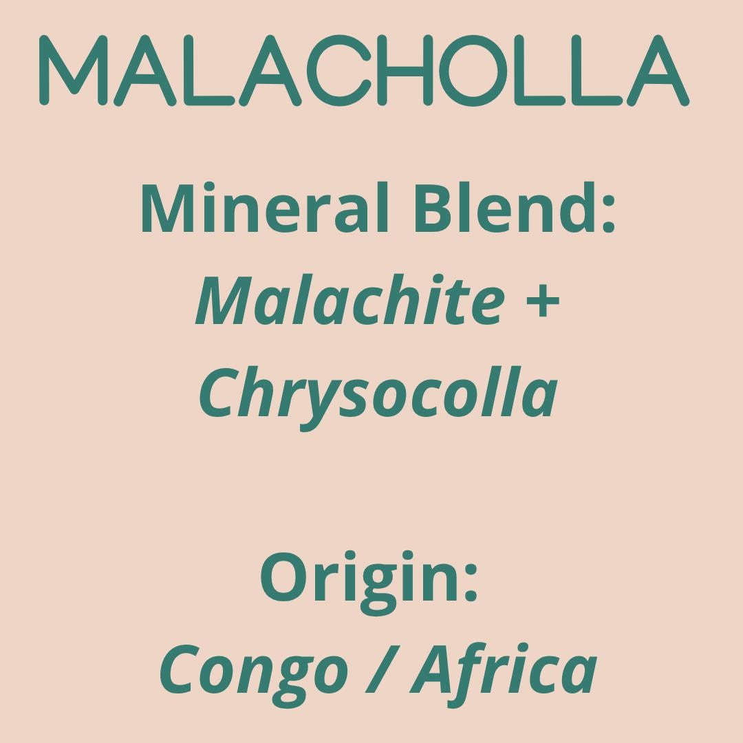 Malachite Chrysocolla Freeform crystal slab green Malacholla stone nat