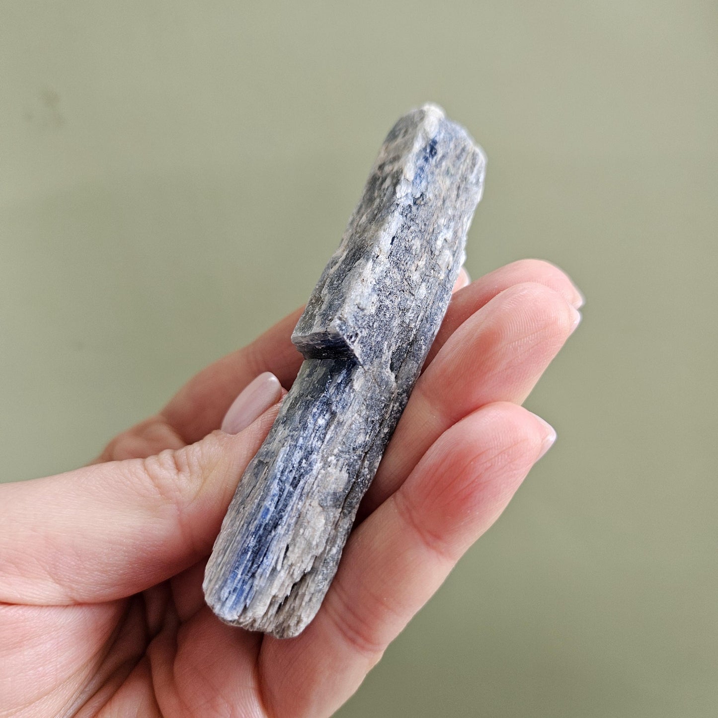 Raw Blue Kyanite Sticks natural crystal blades calming energy collecto