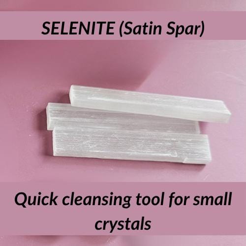 Selenite Hamsa charging Plate Protection Cleansing spiritual Gift Set 