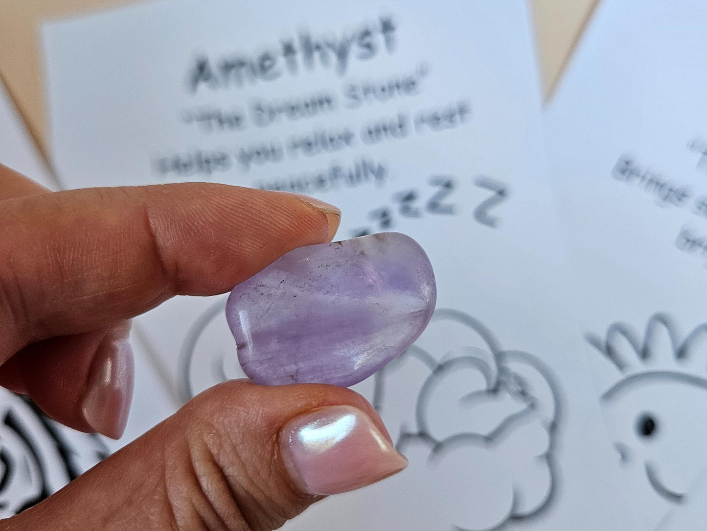 Kids Crystal Gift Set Tumbled Stones Colouring Pages Fun Creative Mind