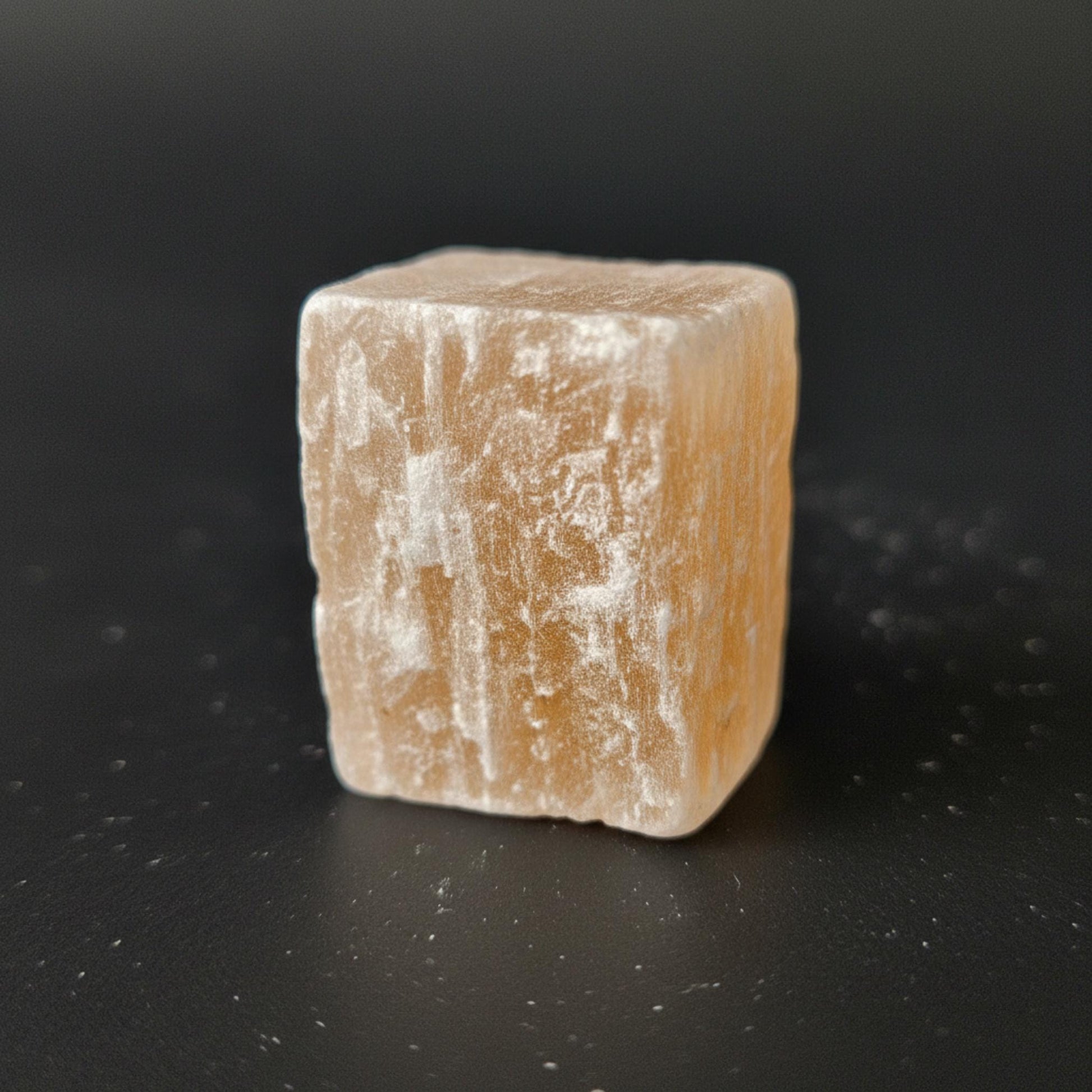 Peach Selenite Raw Orange Crystal Satin Spar Natural Cleansing Stone f
