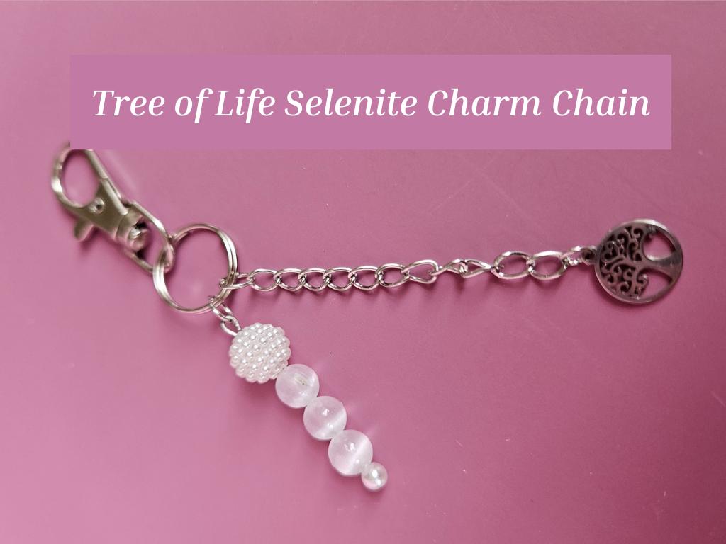Selenite Crystal Collection sticks charging plate slabs keychain clean