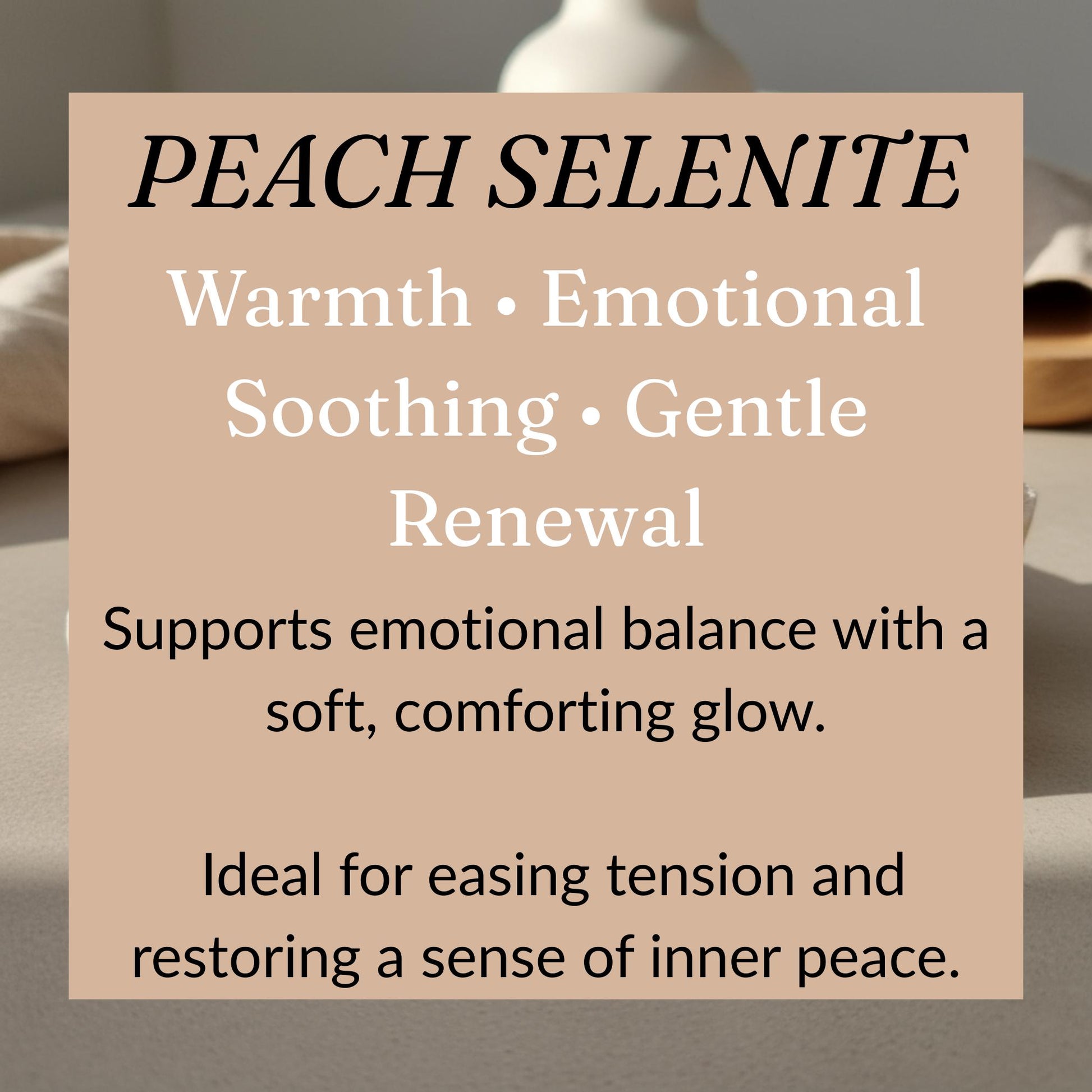 Peach Selenite Raw Orange Crystal Satin Spar Natural Cleansing Stone f