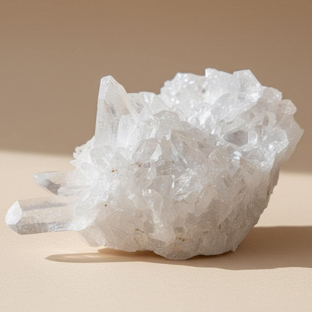 Clear Quartz Cluster RAW Crystal Point Brazil Natural Cluster Crystal 