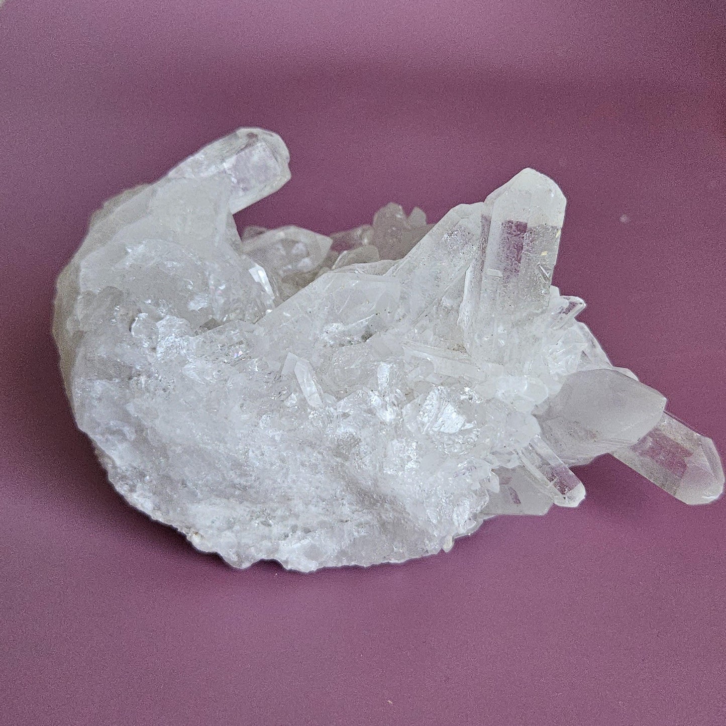 Clear Quartz Cluster RAW Crystal Point Brazil Natural Cluster Crystal 