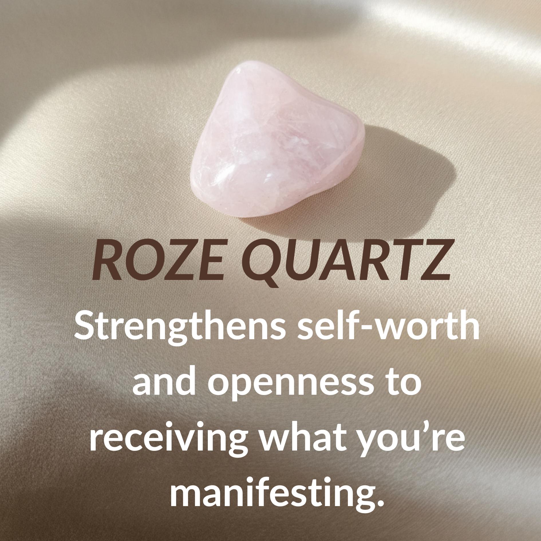 Manifestation Crystal Set Citrine Pyrite Clear Quartz Aventurine Rose 