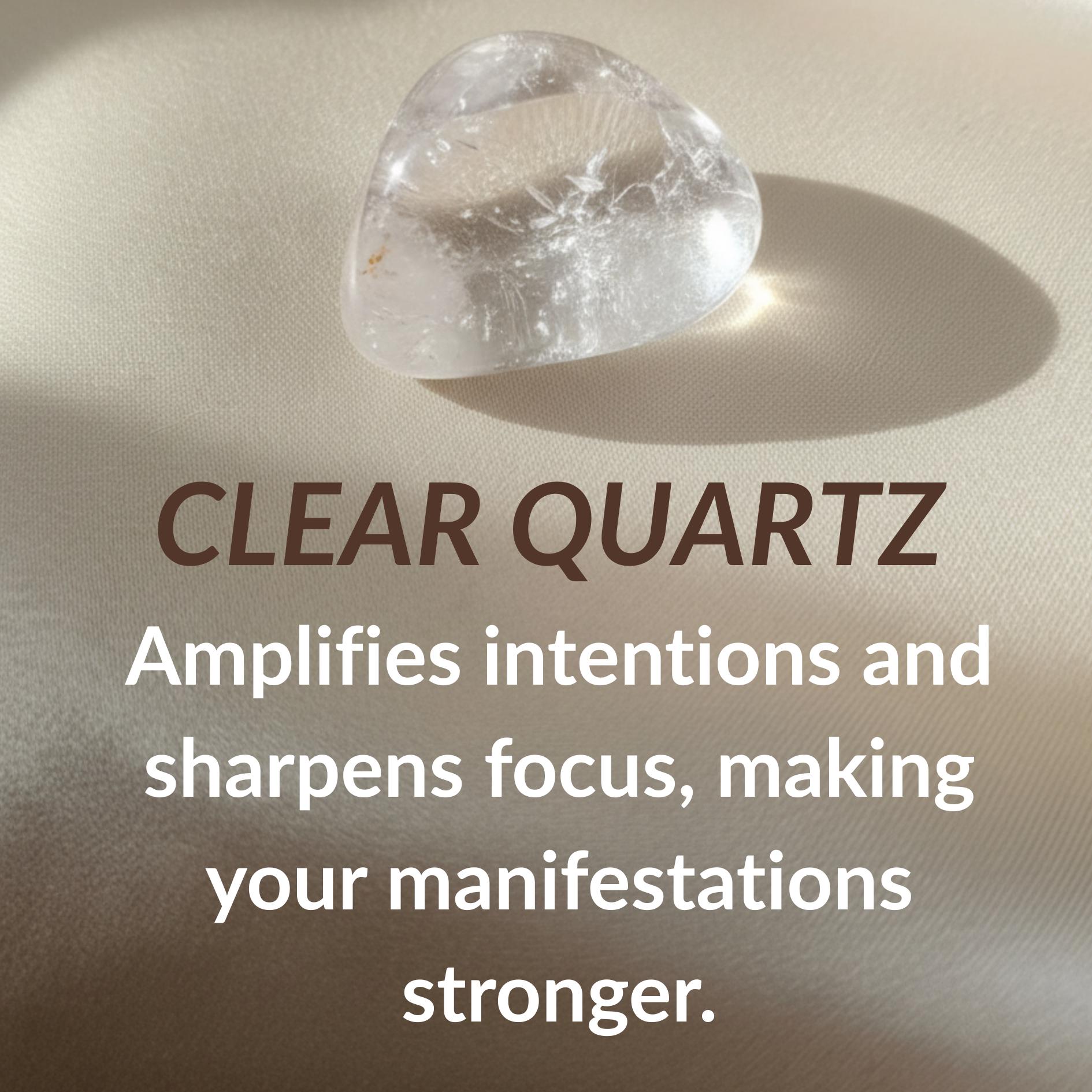 Manifestation Crystal Set Citrine Pyrite Clear Quartz Aventurine Rose 