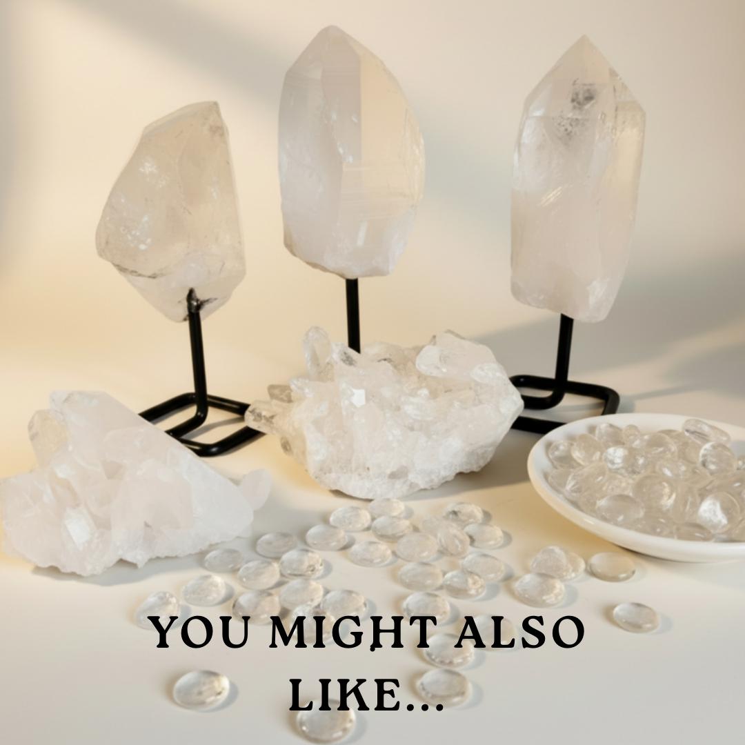 Clear Quartz Cluster RAW Crystal Point Brazil Natural Cluster Crystal 