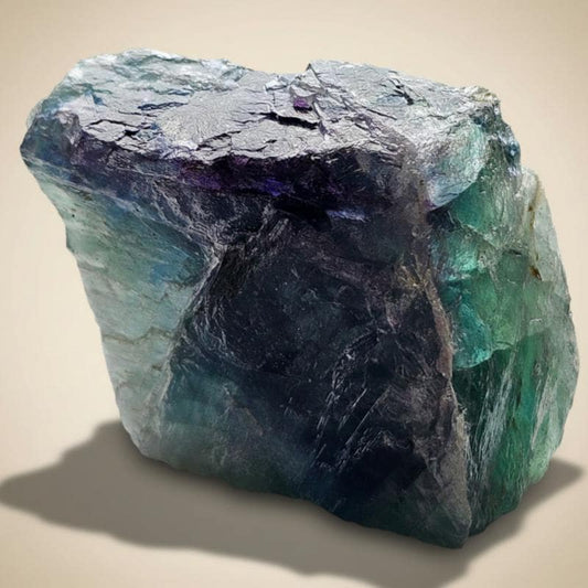 Rainbow Fluorite Crystal Display Spiritual Gifts Raw Fluorite Slab Hea