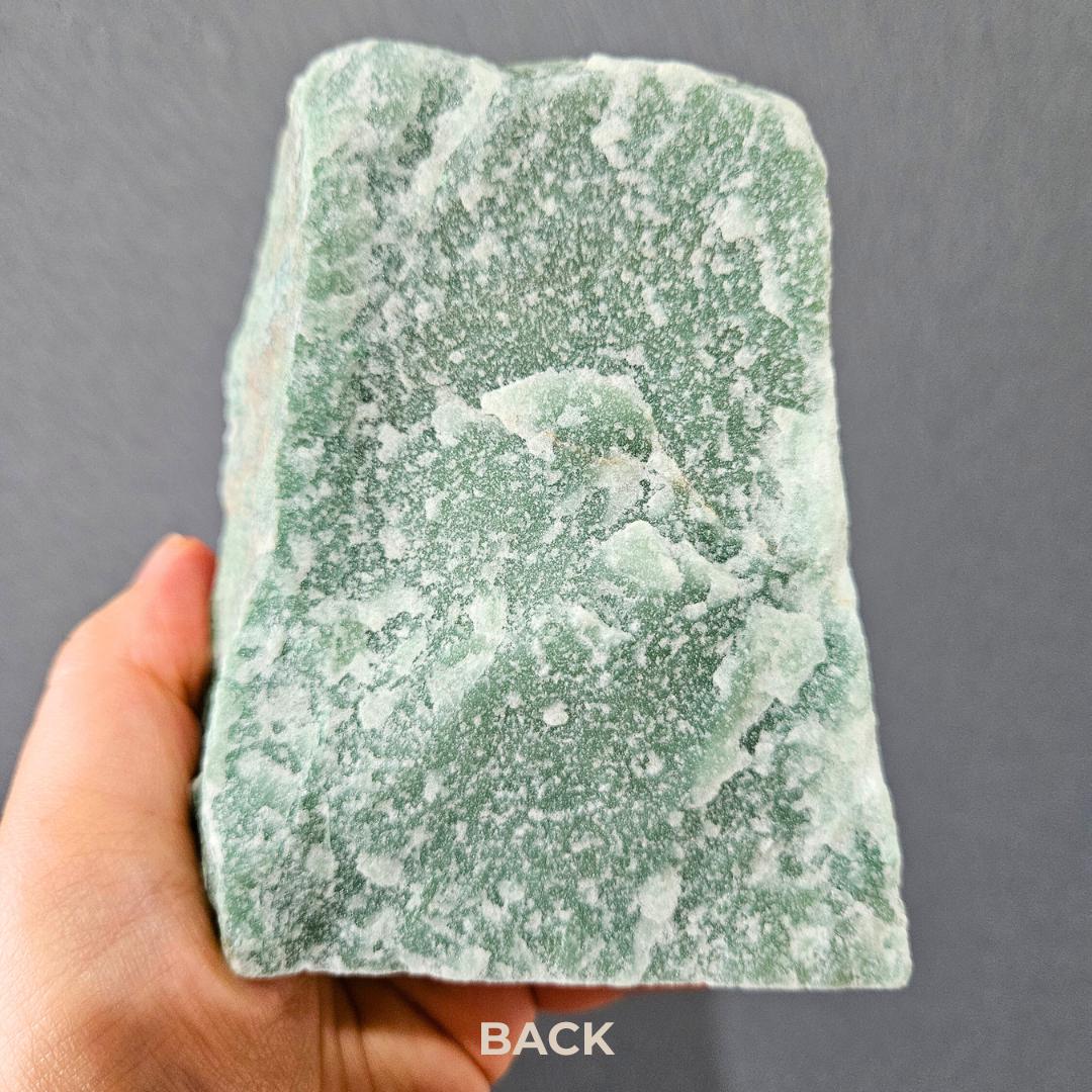 Green Aventurine Large Rough Healing Crystal Decor Stone 10cm Confiden