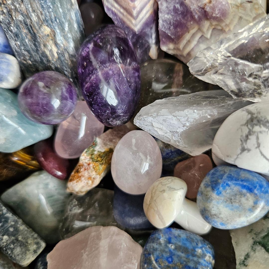 Crystal Scoop Lucky Dip Mystery Crystals Confetti Tumbled Stones Raw C