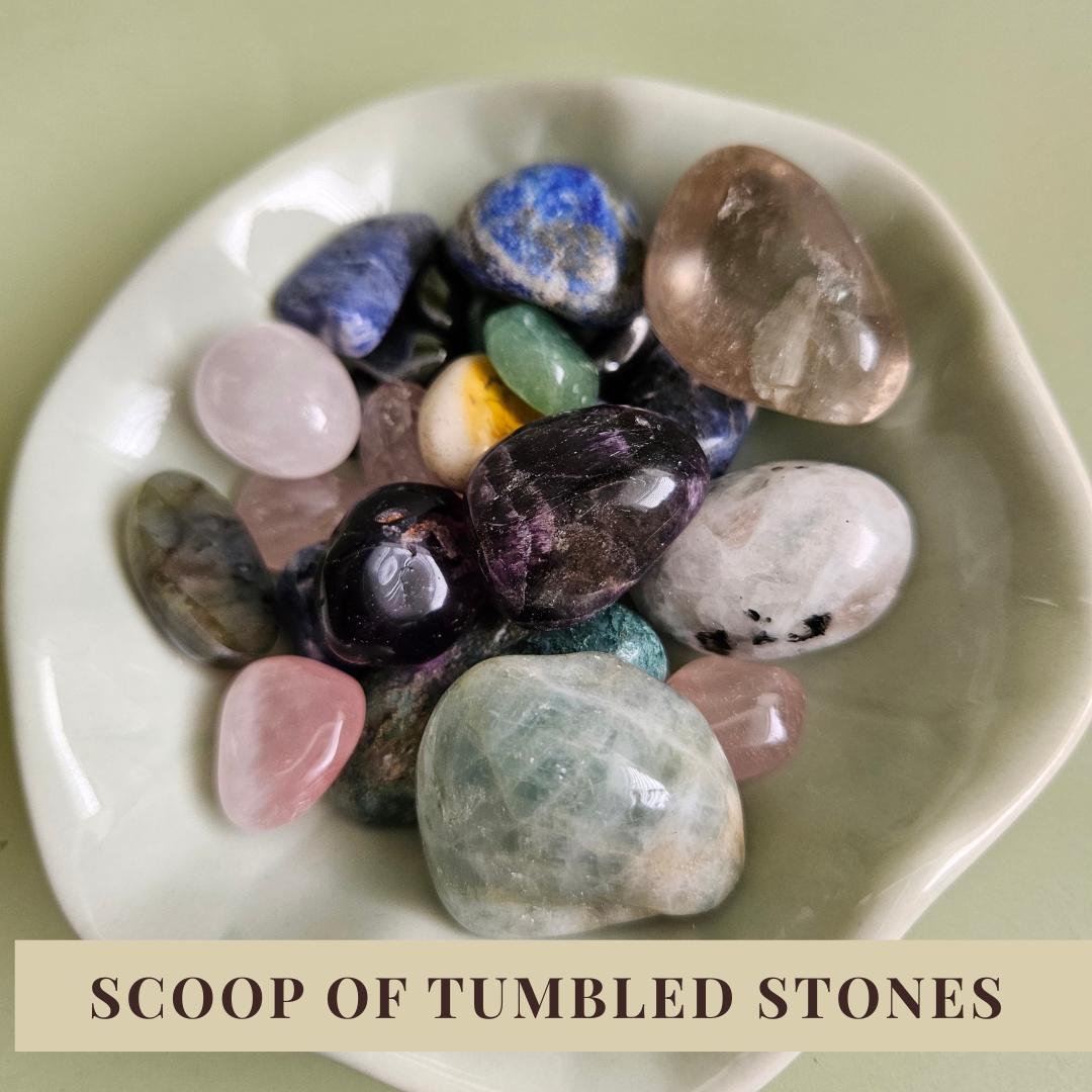 Crystal Scoop Lucky Dip Mystery Crystals Confetti Tumbled Stones Raw C