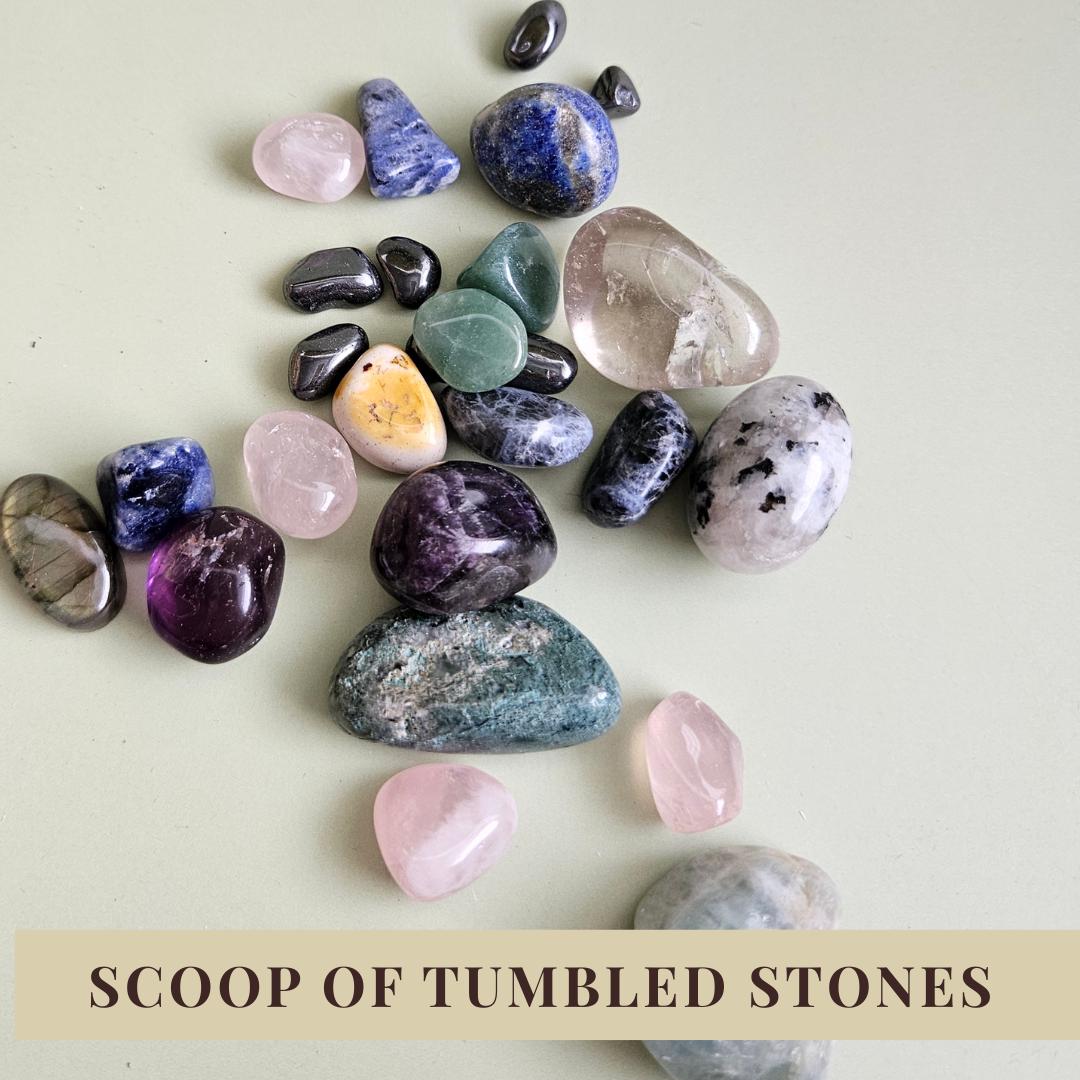 Crystal Scoop Lucky Dip Mystery Crystals Confetti Tumbled Stones Raw C