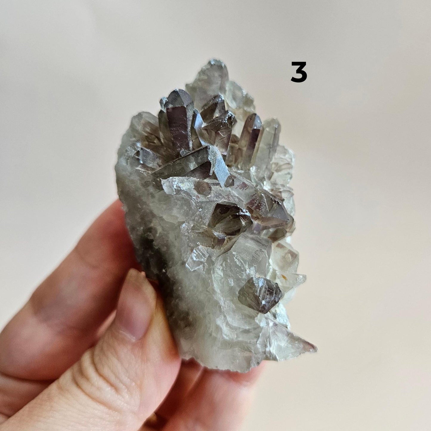 IMPERFECT Smoky Quartz Raw cluster Discounted Crystal Decor  from Braz
