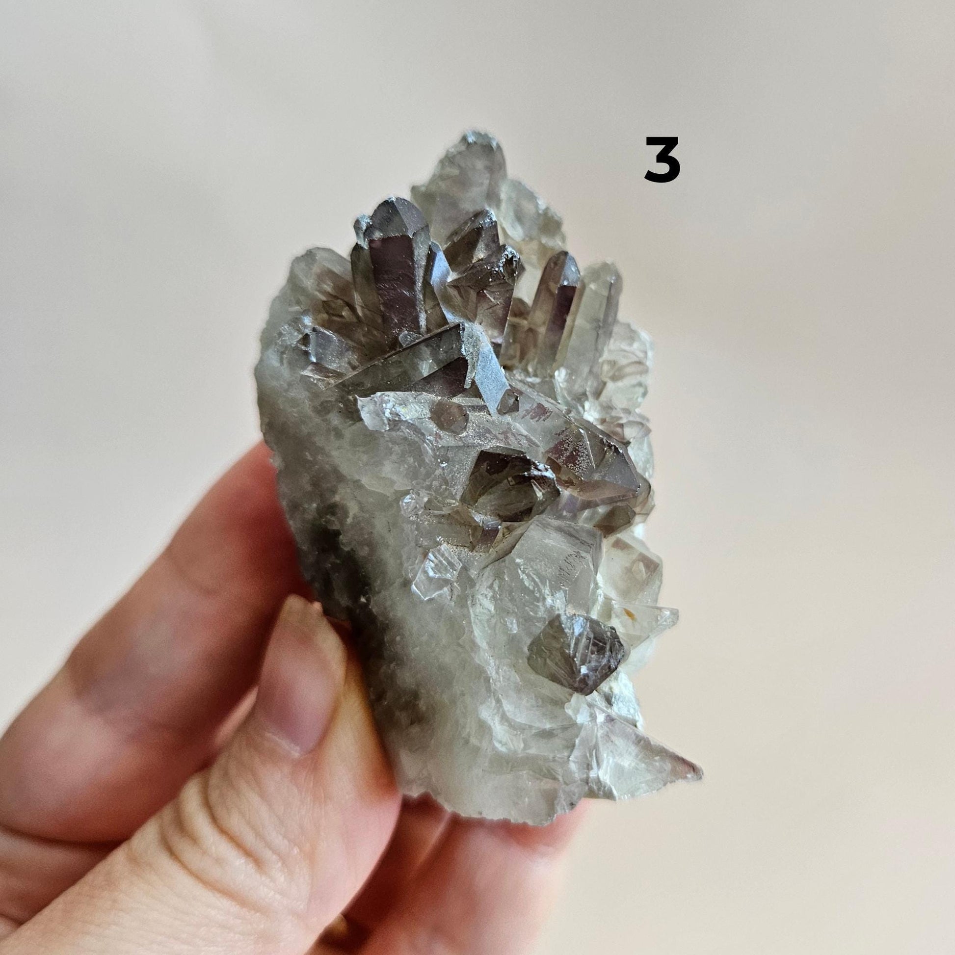 IMPERFECT Smoky Quartz Raw cluster Discounted Crystal Decor  from Braz