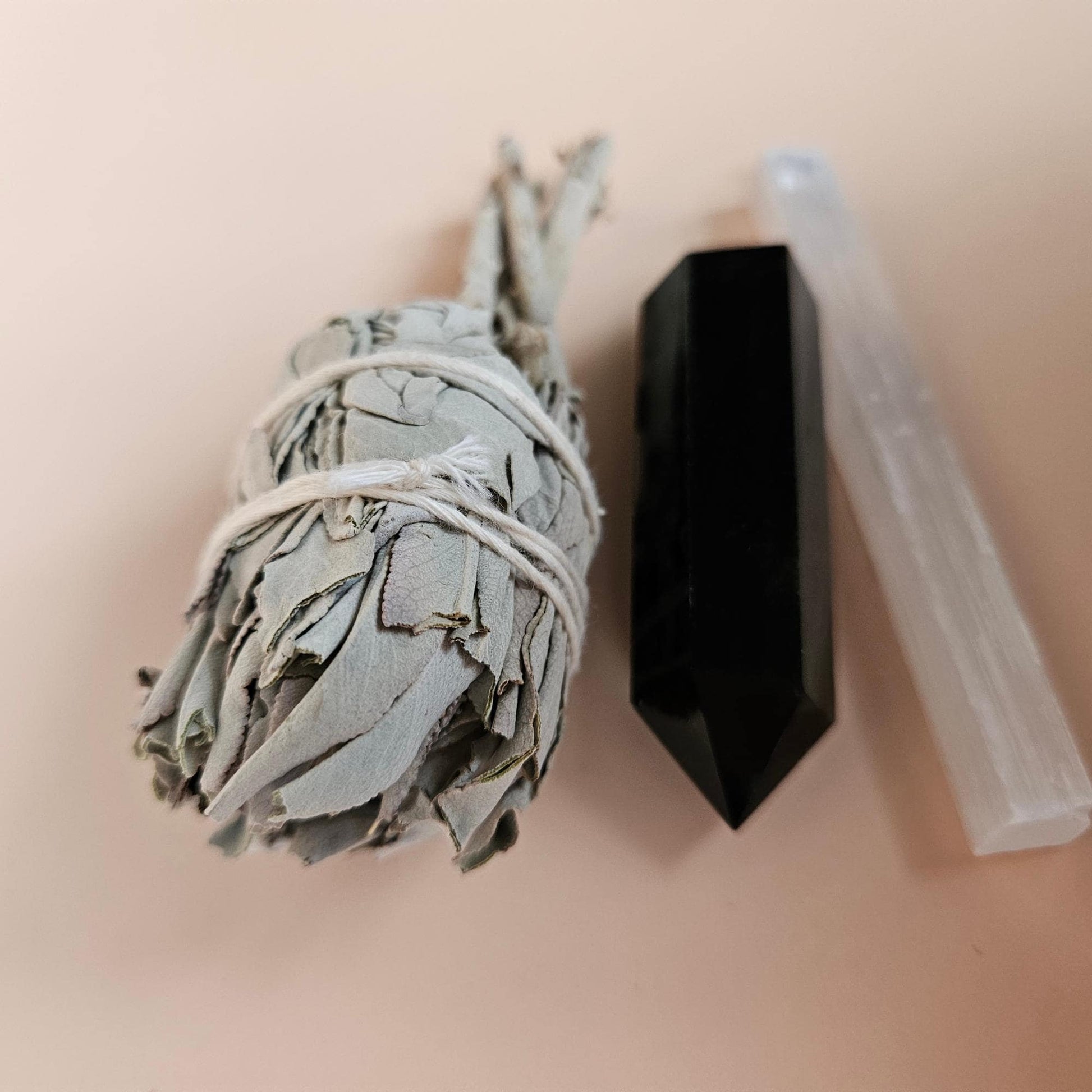 House Cleansing Kit New Home Gift Sage Smudge Kit Energy Protection Cr