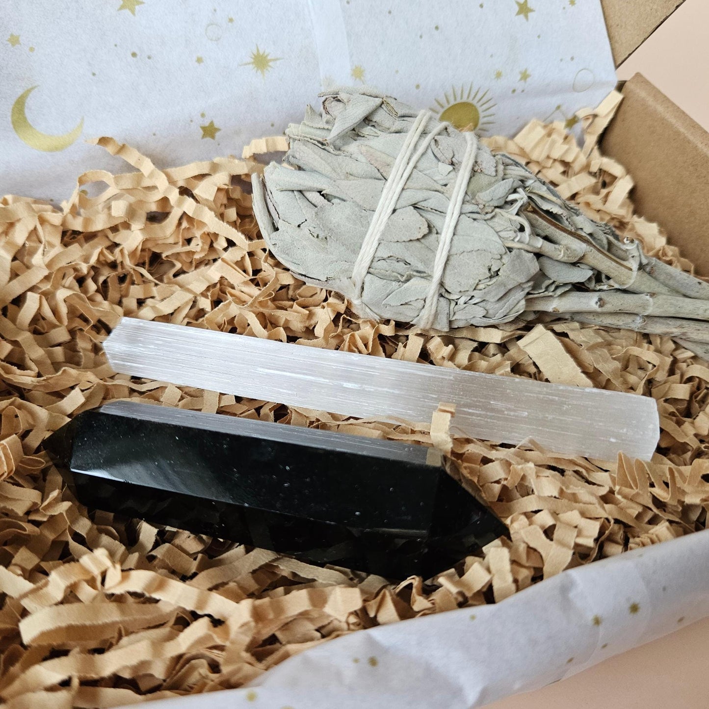 House Cleansing Kit New Home Gift Sage Smudge Kit Energy Protection Cr