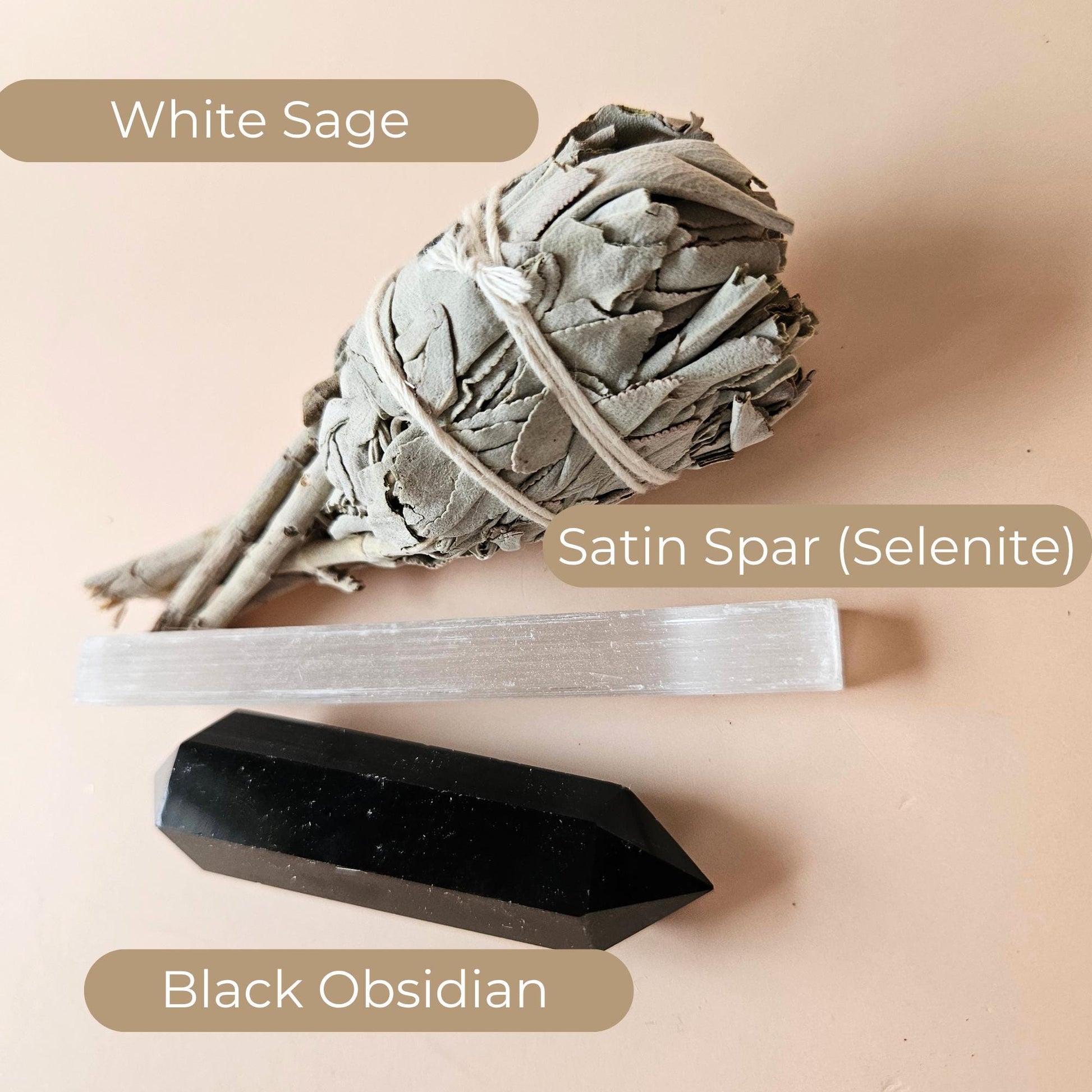 House Cleansing Kit New Home Gift Sage Smudge Kit Energy Protection Cr