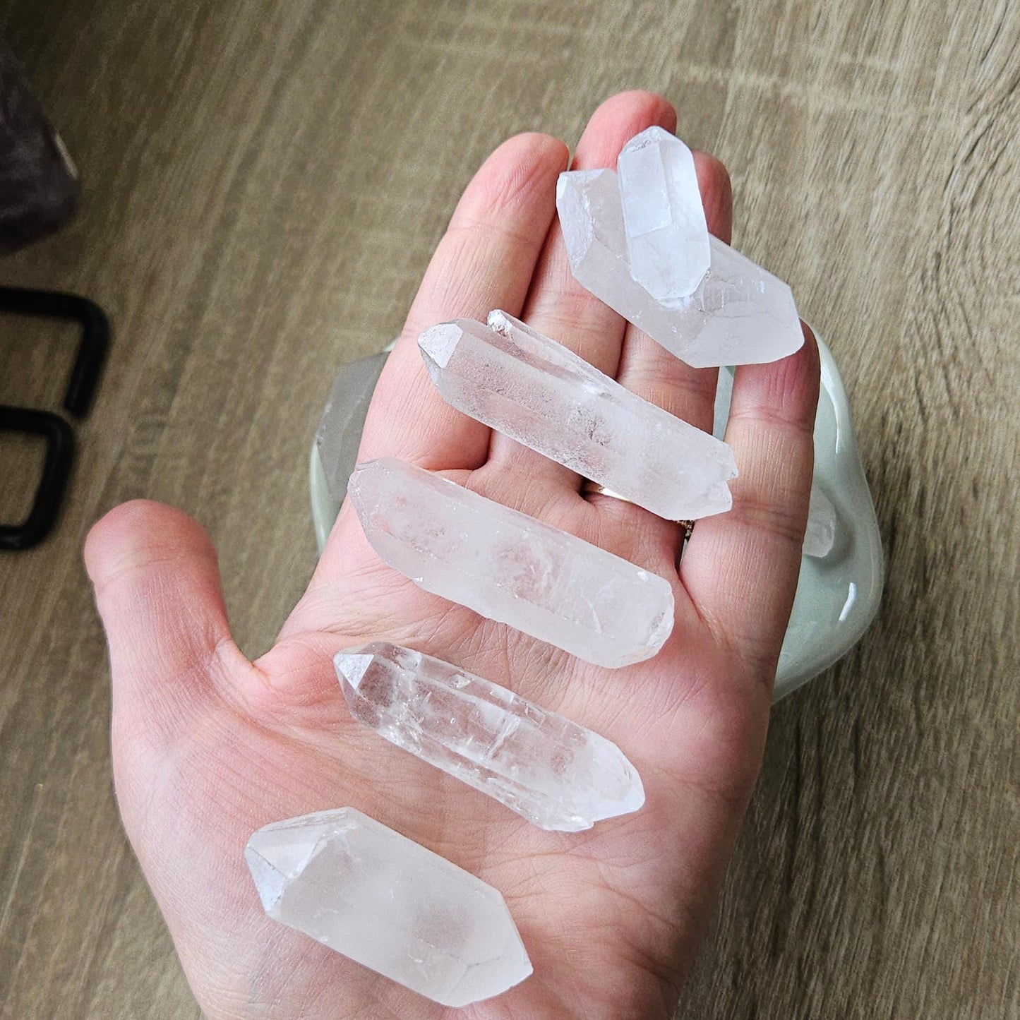 Natural Clear Quartz Crystal Points Raw Quartz Point Healing Crystal G