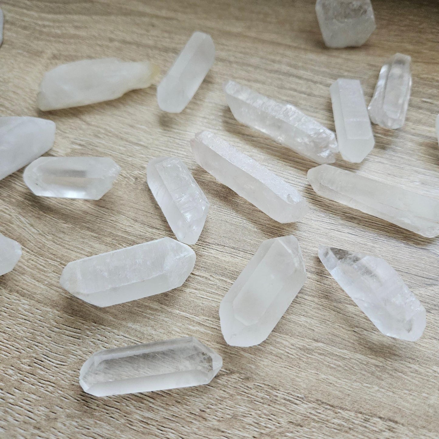 Natural Clear Quartz Crystal Points Raw Quartz Point Healing Crystal G