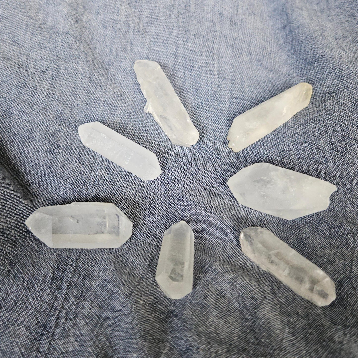 Natural Clear Quartz Crystal Points Raw Quartz Point Healing Crystal G