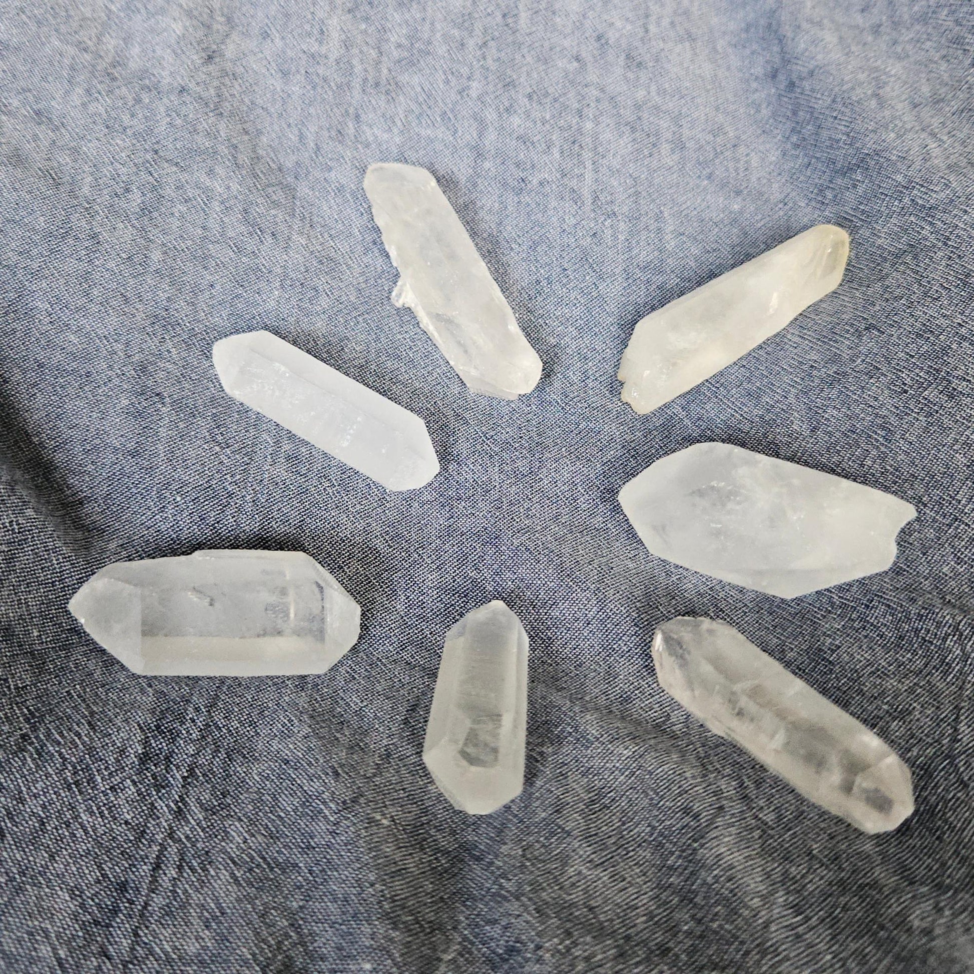 Natural Clear Quartz Crystal Points Raw Quartz Point Healing Crystal G