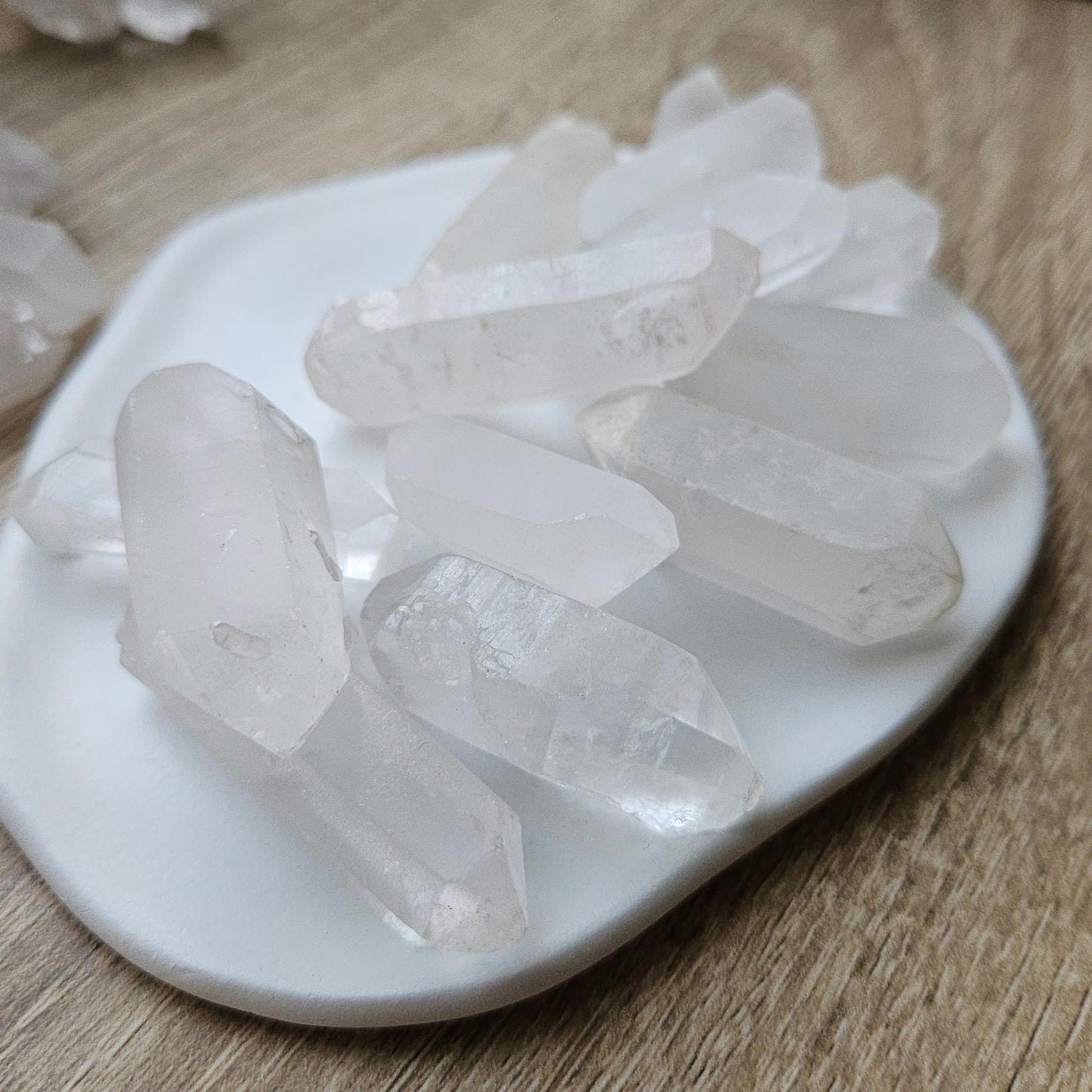 Natural Clear Quartz Crystal Points Raw Quartz Point Healing Crystal G